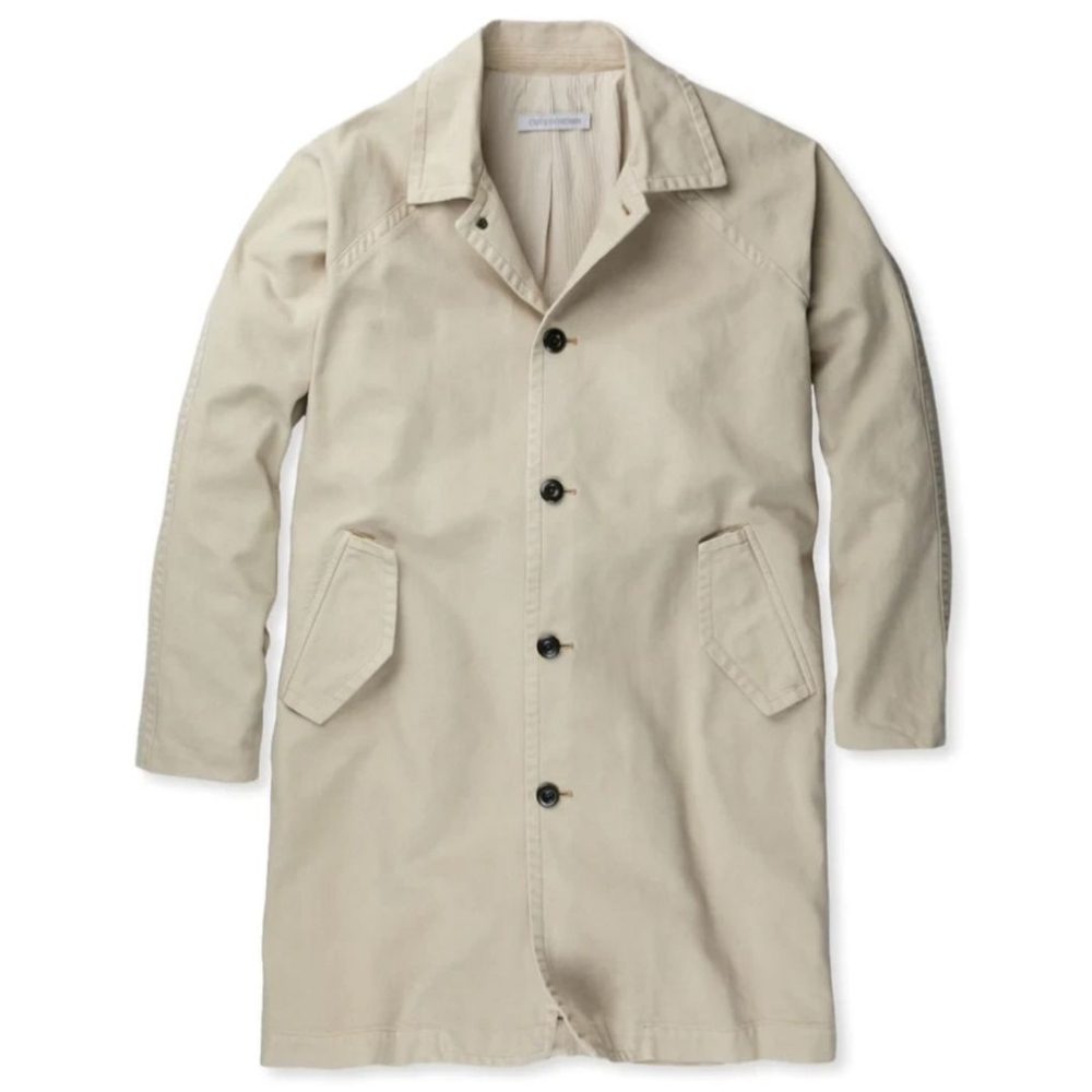Century Car Coat in "Latte"